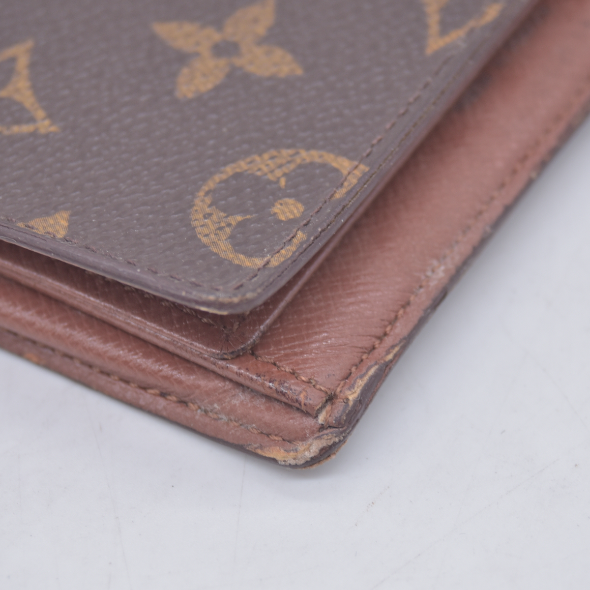 $395 1996 LOUIS VUITTON Monogram Card Holder Wallet CT1906