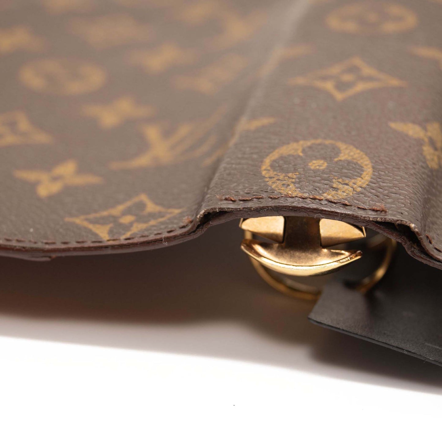 USED Louis Vuitton Medium Ring Agenda Cover Monogram MM