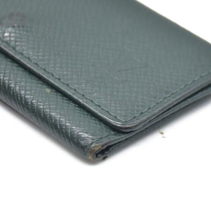 AUCTION $315 Louis Vuitton Taiga Leather Multicles 4 Ring Key Case Epicea CA0976