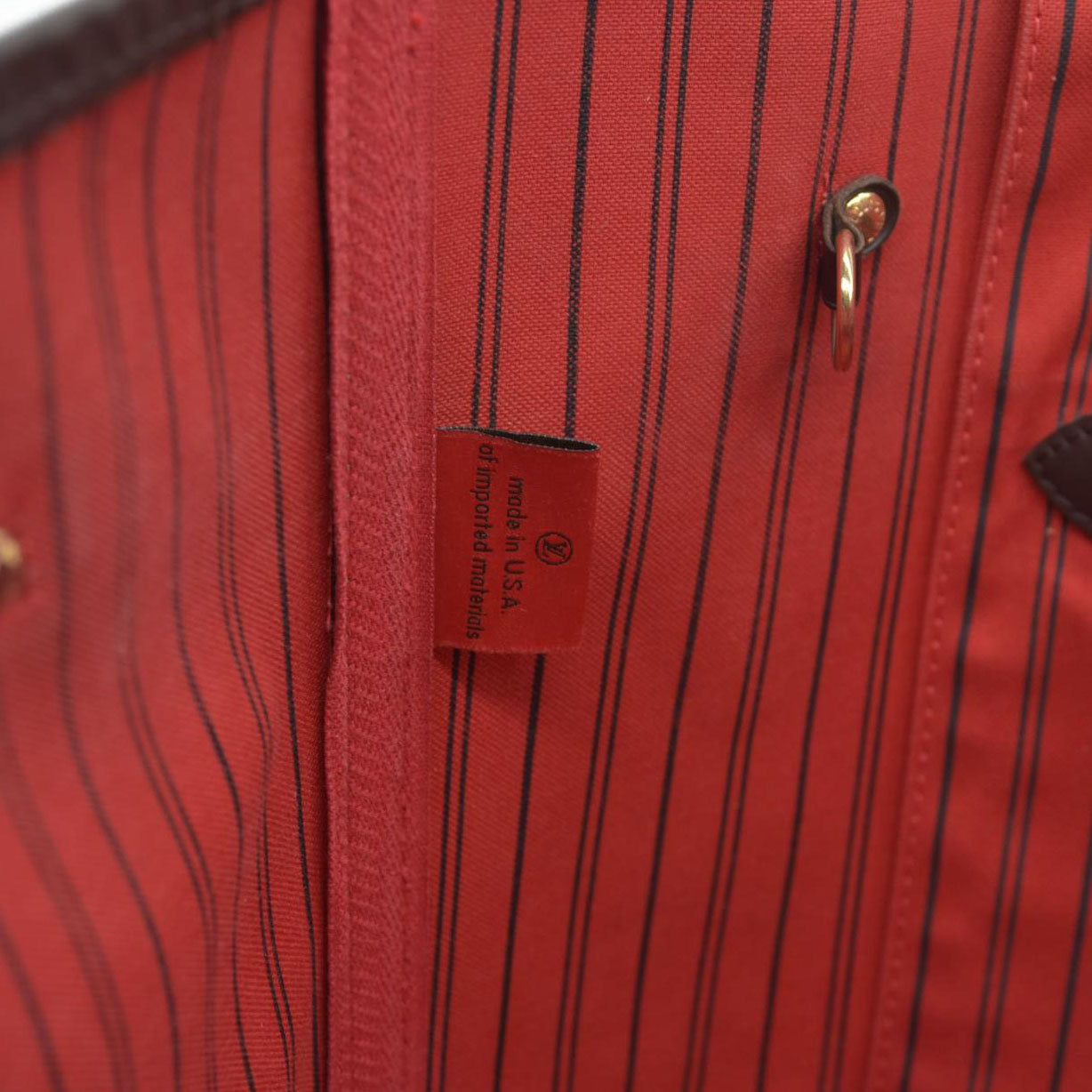 $2170 Louis Vuitton Damier Ebene Neverfull SD3109