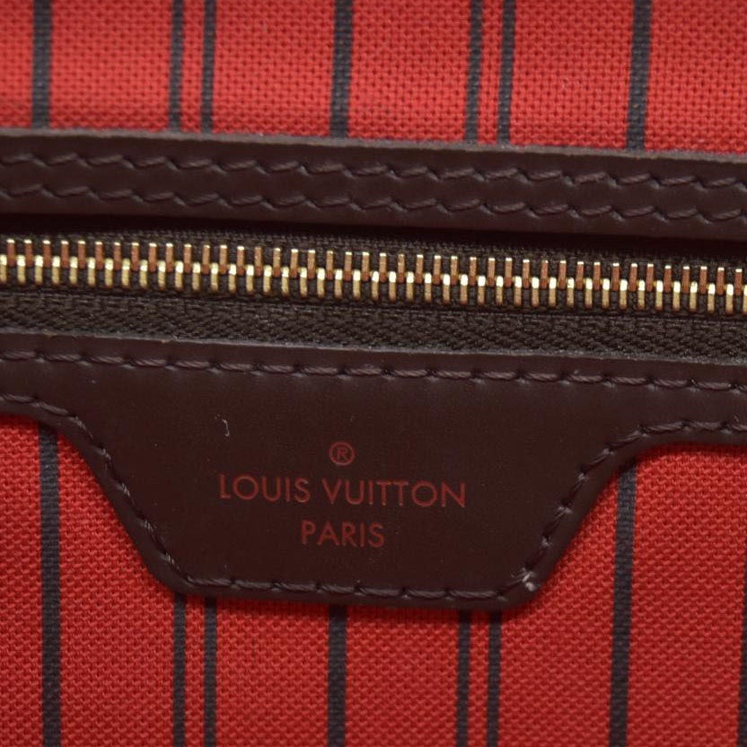 $2170 Louis Vuitton Damier Ebene Neverfull SD3109