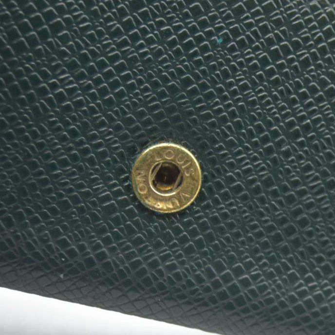 AUCTION $315 Louis Vuitton Taiga Leather Multicles 4 Ring Key Case Epicea CA0976