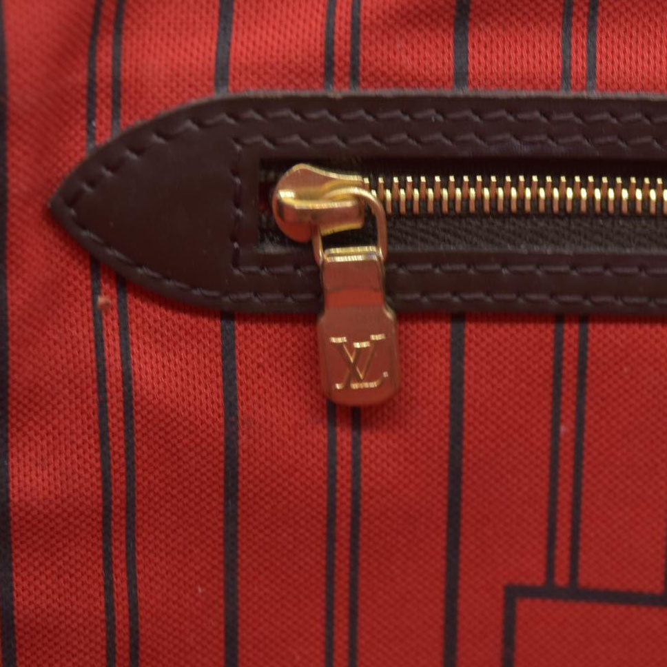 $2170 Louis Vuitton Damier Ebene Neverfull SD3109