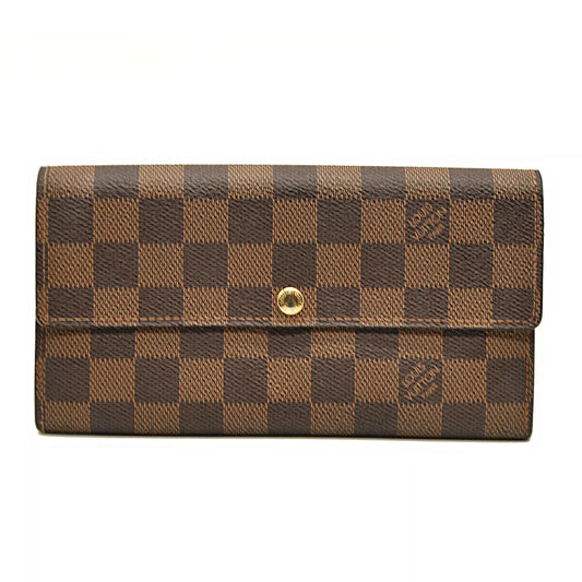 Louis Vuitton  Damier Ebene Sarah Wallet CA2110