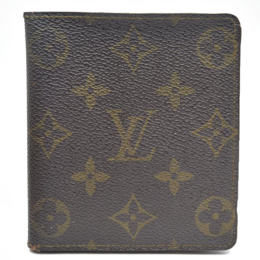 AUCTION $535 Louis Vuitton Monogram Porte Billets 10 Cartes Credit Bifold Wallet VI0052
