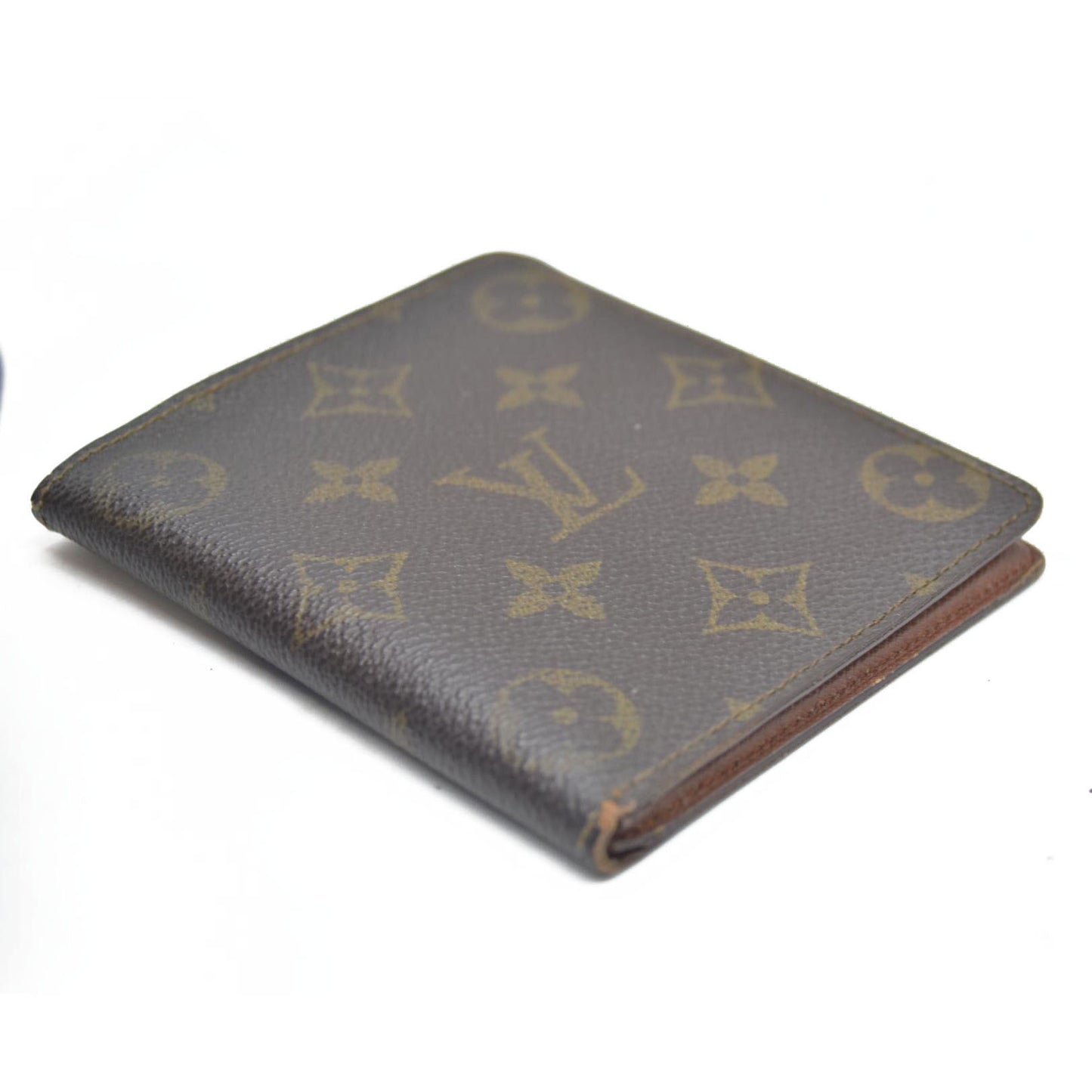 AUCTION $535 Louis Vuitton Monogram Porte Billets 10 Cartes Credit Bifold Wallet VI0052