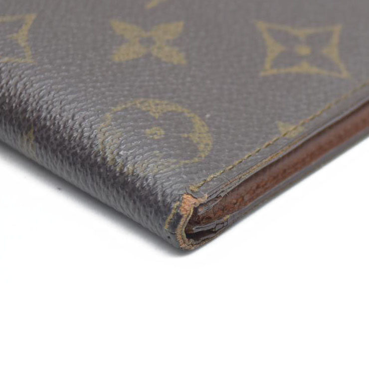 AUCTION $535 Louis Vuitton Monogram Porte Billets 10 Cartes Credit Bifold Wallet VI0052