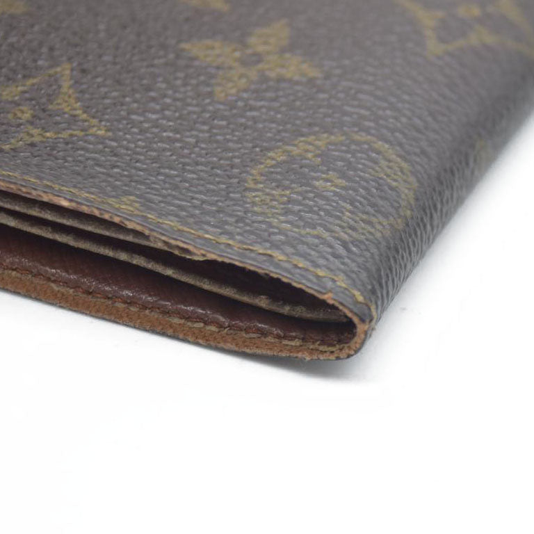 AUCTION $535 Louis Vuitton Monogram Porte Billets 10 Cartes Credit Bifold Wallet VI0052