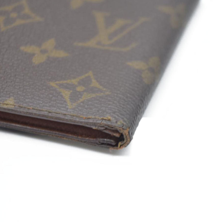 AUCTION $535 Louis Vuitton Monogram Porte Billets 10 Cartes Credit Bifold Wallet VI0052