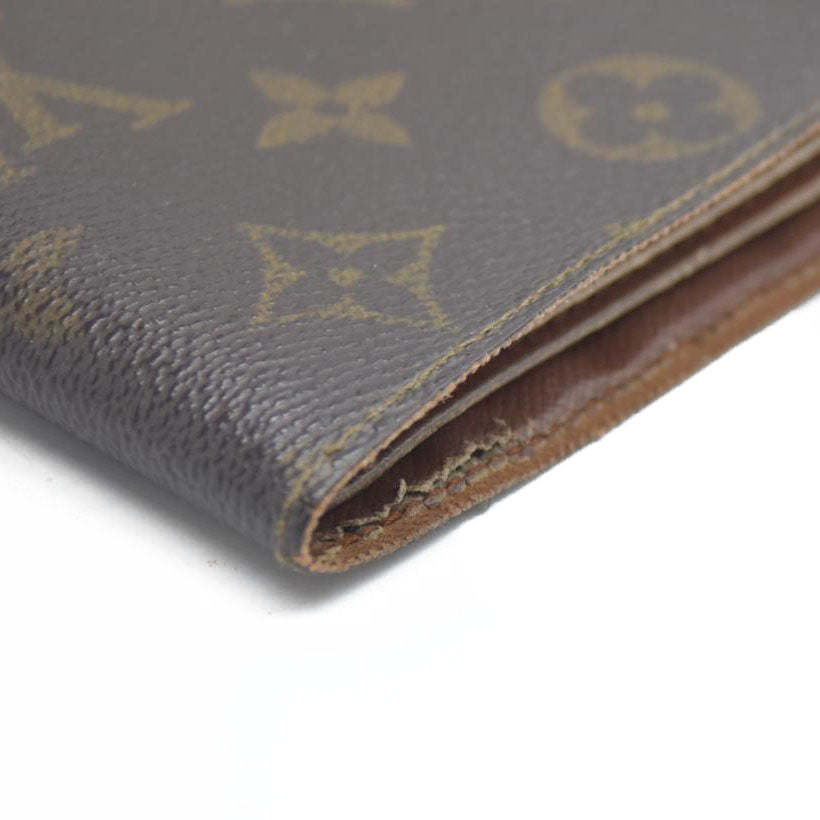 AUCTION $535 Louis Vuitton Monogram Porte Billets 10 Cartes Credit Bifold Wallet VI0052