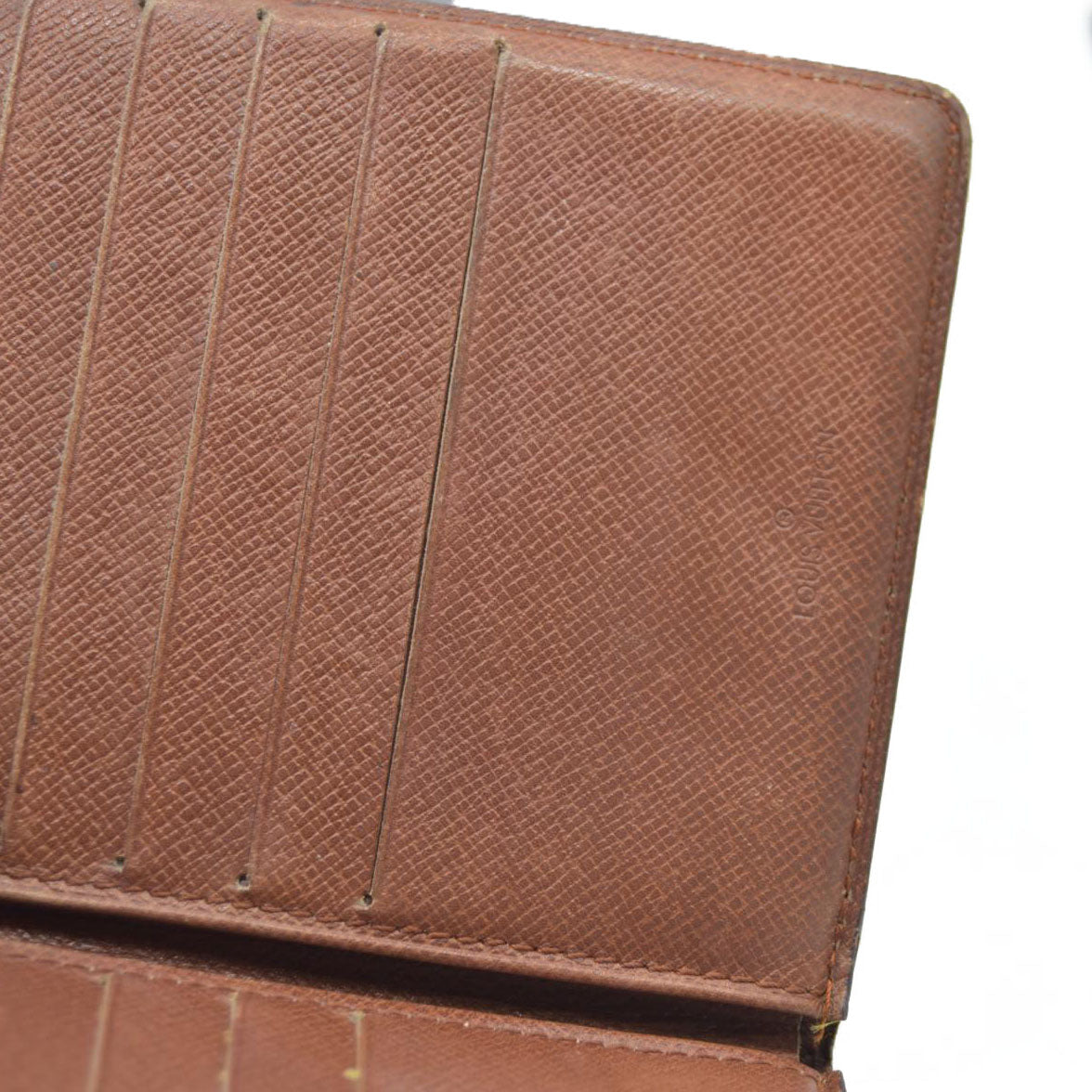 AUCTION $535 Louis Vuitton Monogram Porte Billets 10 Cartes Credit Bifold Wallet VI0052