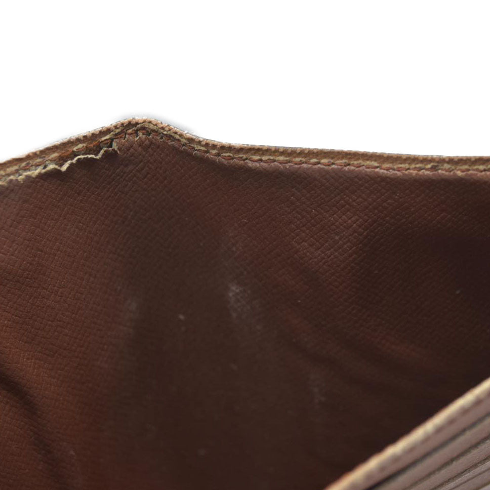 AUCTION $535 Louis Vuitton Monogram Porte Billets 10 Cartes Credit Bifold Wallet VI0052