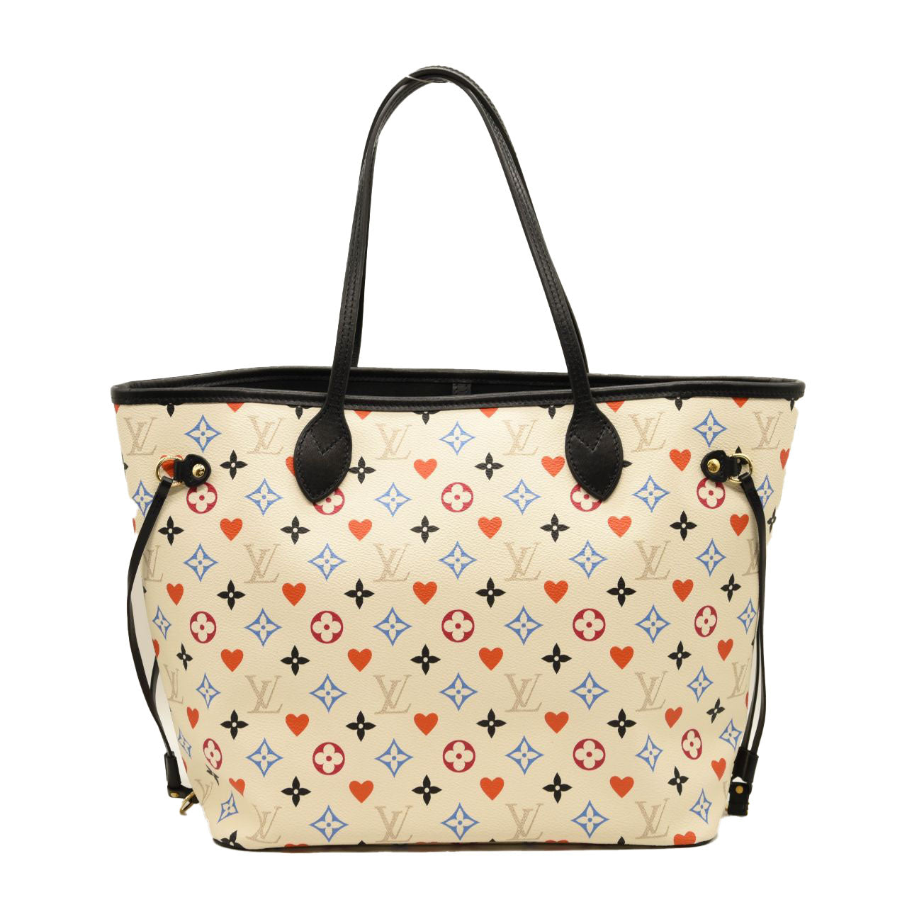 LOUIS VUITTON Game On Neverfull MM White