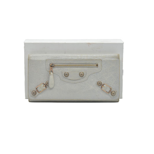 Balenciaga Leather Continental Wallet