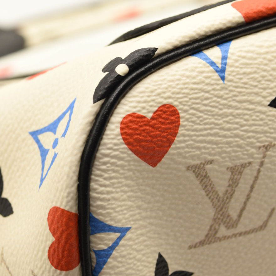 LOUIS VUITTON Game On Neverfull MM White