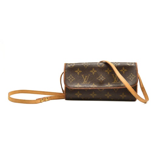 LOUIS VUITTON Monogram Pochette Twin PM