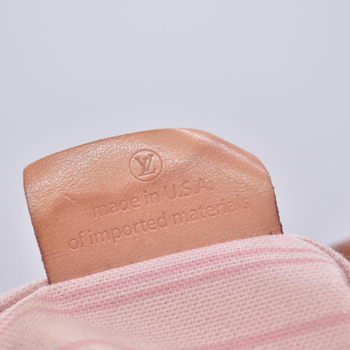 $1440 2016 Louis Vuitton Damier Azur Delightful MM Rose Ballerine SD1196