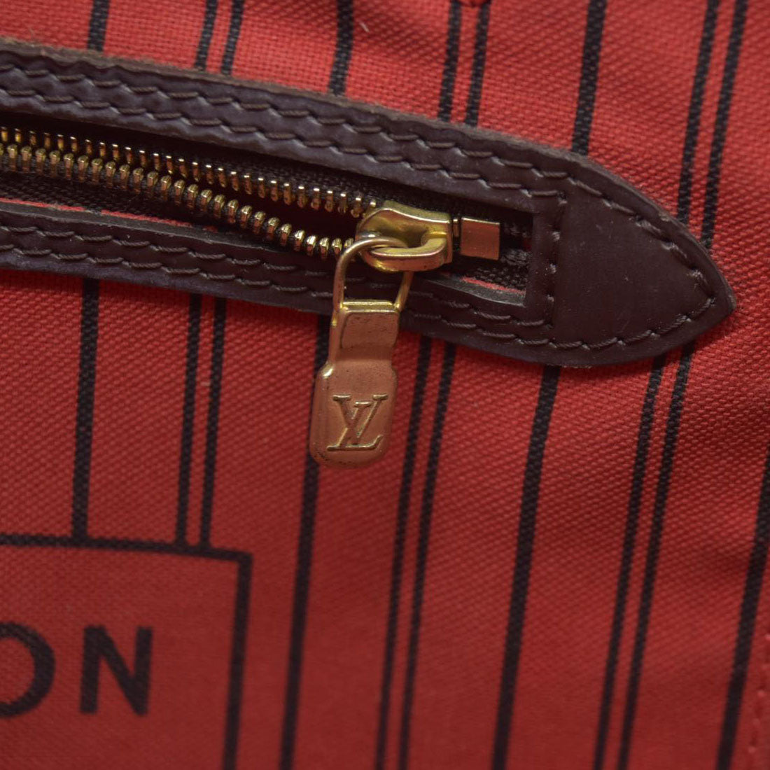 $2170 Louis Vuitton Damier Ebene Neverfull AR2260