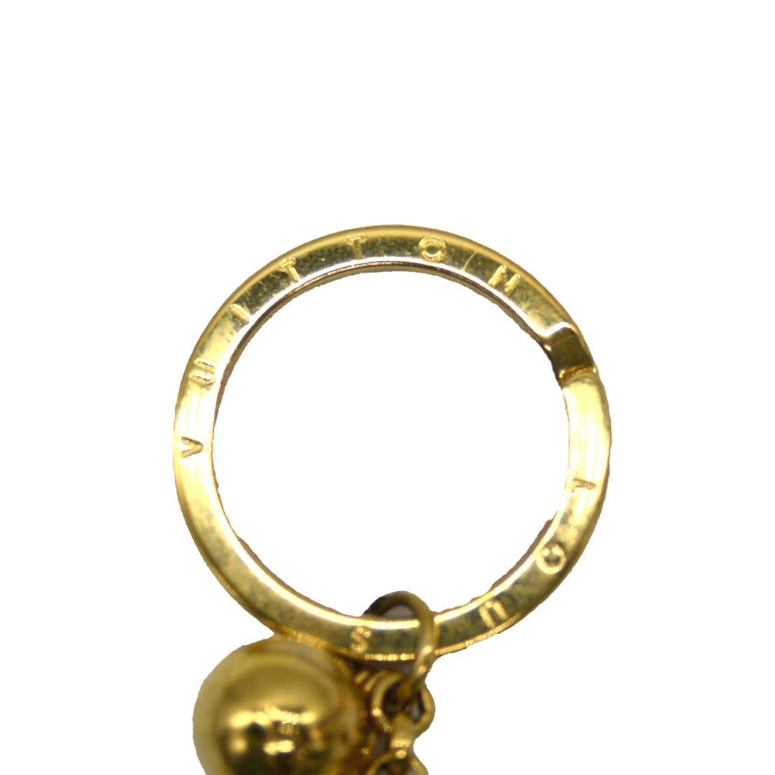 Louis Vuitton  Metal Eclipse Bag Charm Key Holder Gold