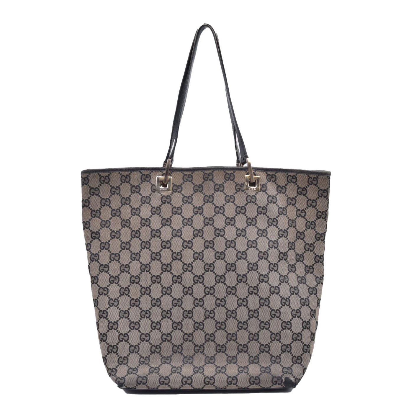 $875 Gucci GG Canvas GG Canvas Tote Bag