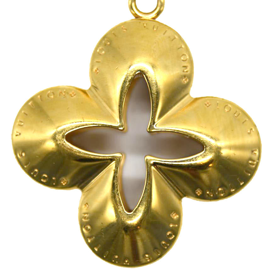 Louis Vuitton  Metal Eclipse Bag Charm Key Holder Gold