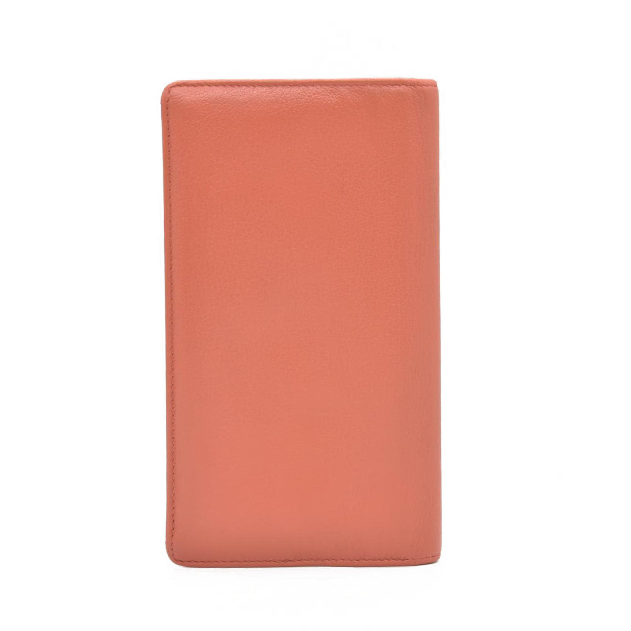$925 2008 Chanel Camellia Butterfly Coco Mark Fisher Pink Long Wallet CONSIGNMENT