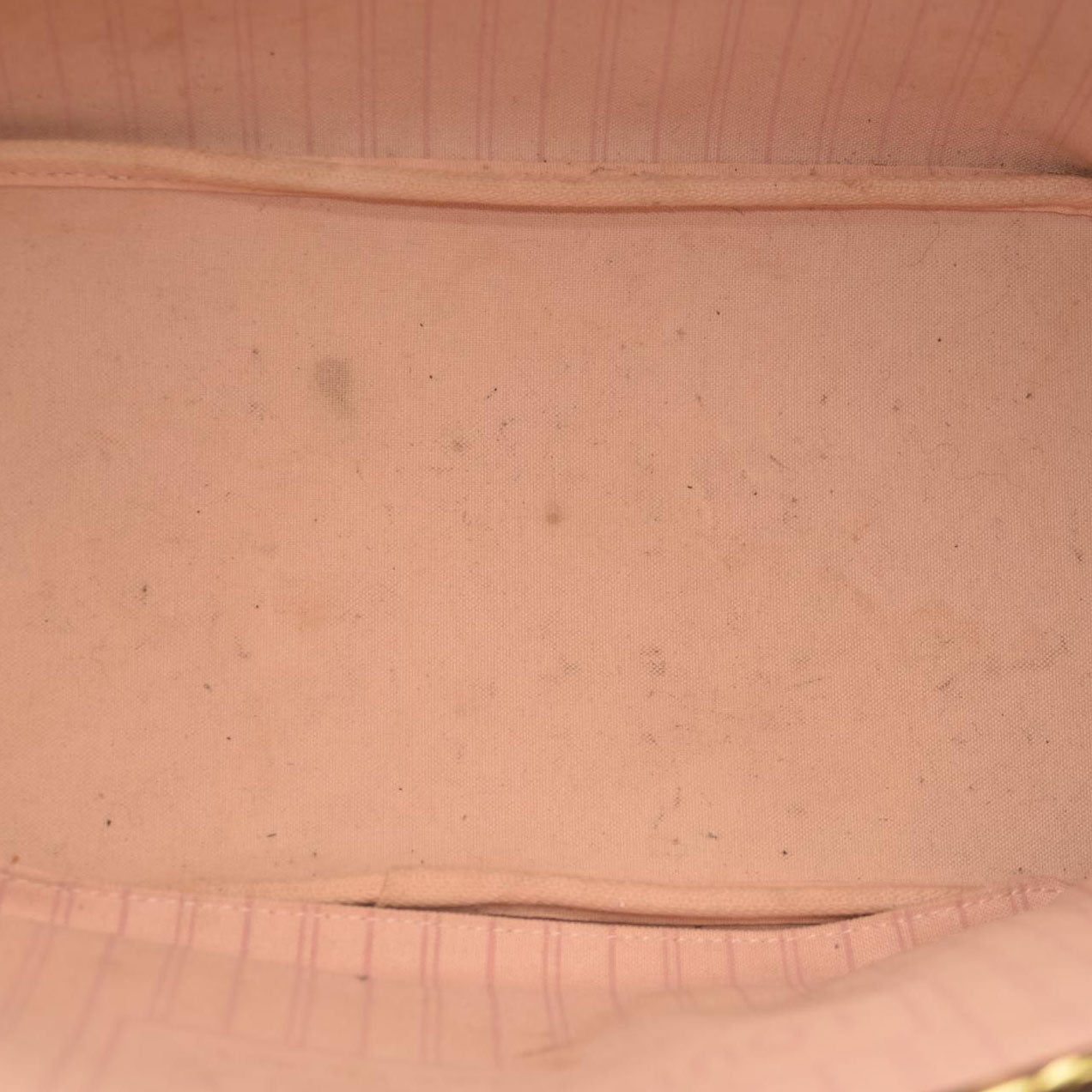 Louis Vuitton  Damier Ebene Neo Neverfull MM Rose Ballerine - Minor Stains on interior