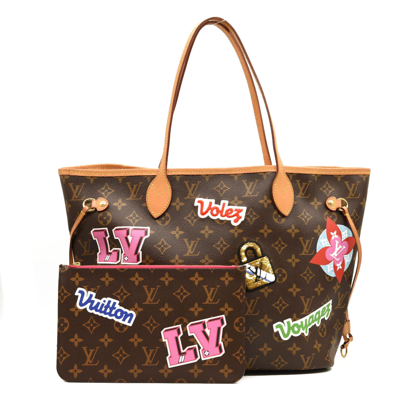 LOUIS VUITTON Monogram Travel Stickers Neverfull MM