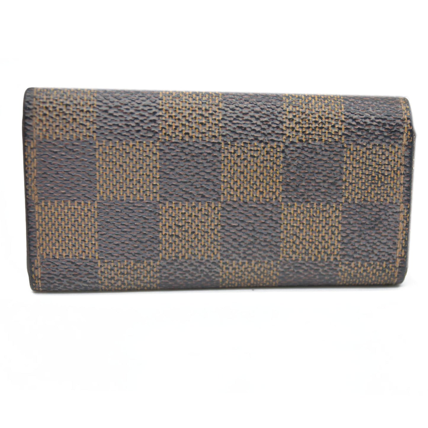 AUCTION $295 Louis Vuitton Damier Multicles 4 Ring Key Case Brown CT4140