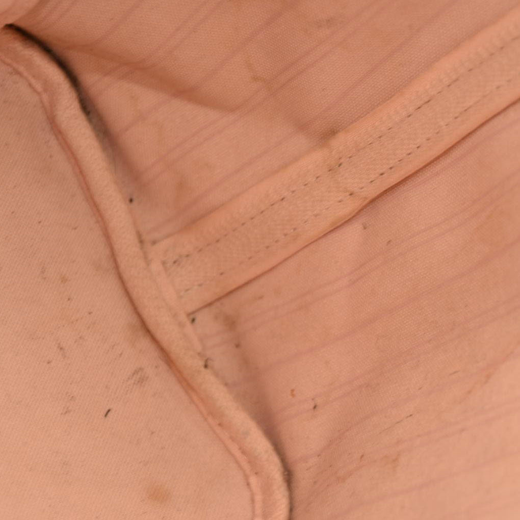 Louis Vuitton  Damier Ebene Neo Neverfull MM Rose Ballerine - Minor Stains on interior