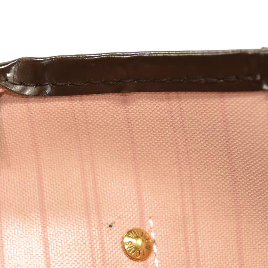 Louis Vuitton  Damier Ebene Neo Neverfull MM Rose Ballerine - Minor Stains on interior