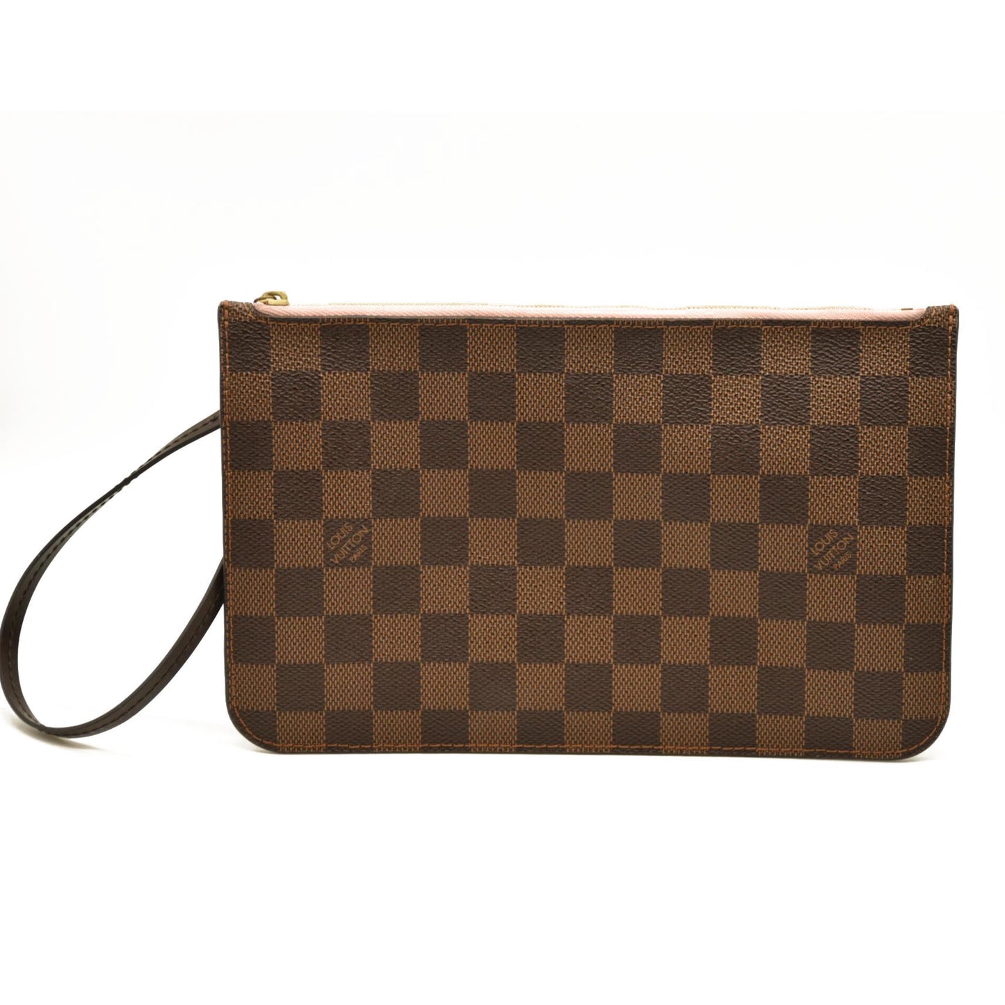 Louis Vuitton  Damier Ebene Neo Neverfull MM Rose Ballerine - Minor Stains on interior