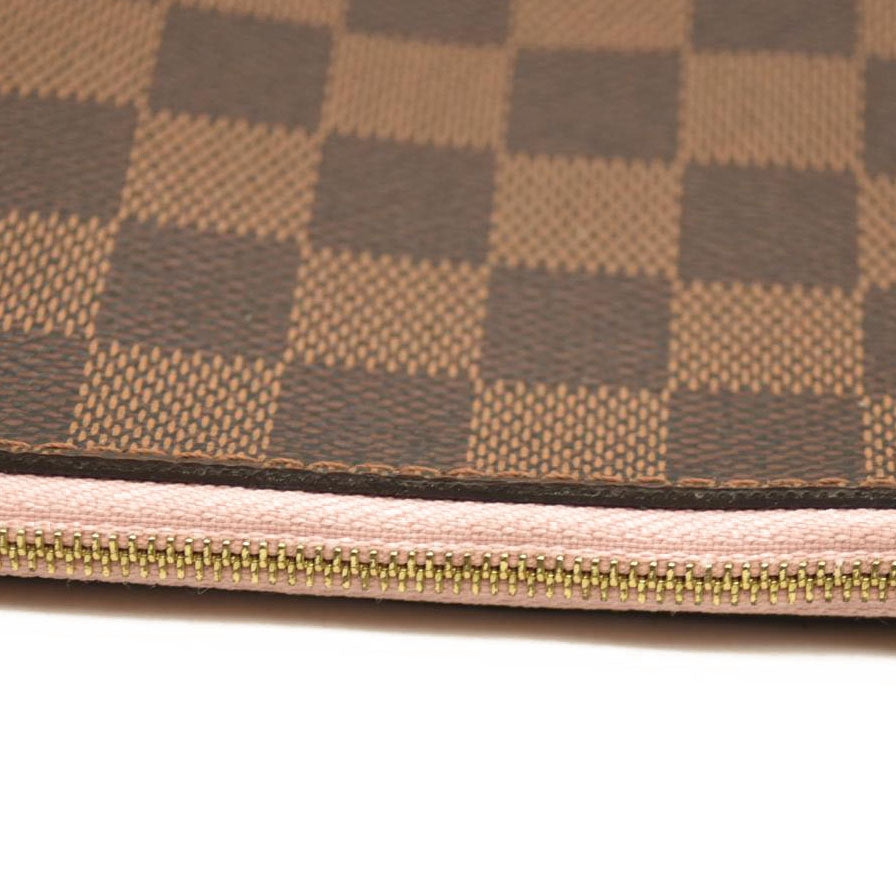 Louis Vuitton  Damier Ebene Neo Neverfull MM Rose Ballerine - Minor Stains on interior