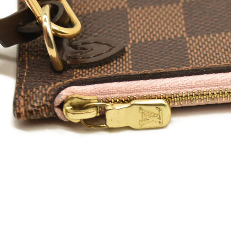 Louis Vuitton  Damier Ebene Neo Neverfull MM Rose Ballerine - Minor Stains on interior