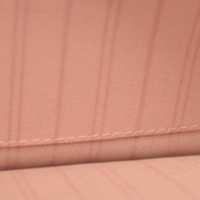 Louis Vuitton  Damier Ebene Neo Neverfull MM Rose Ballerine - Minor Stains on interior