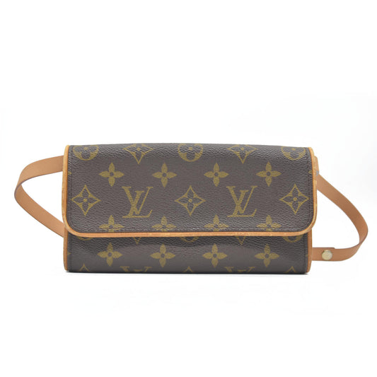 $1105 Louis Vuitton LV Monogram Twin CONSIGNMENT CA0060