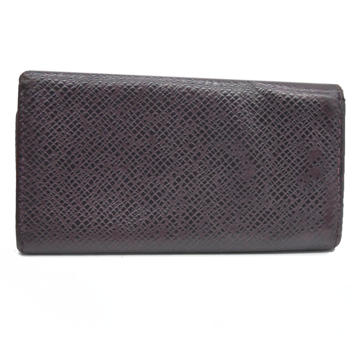 AUCTION $350 Louis Vuitton Taiga Leather Multicles 4 Ring Key Case Acajou CA0928