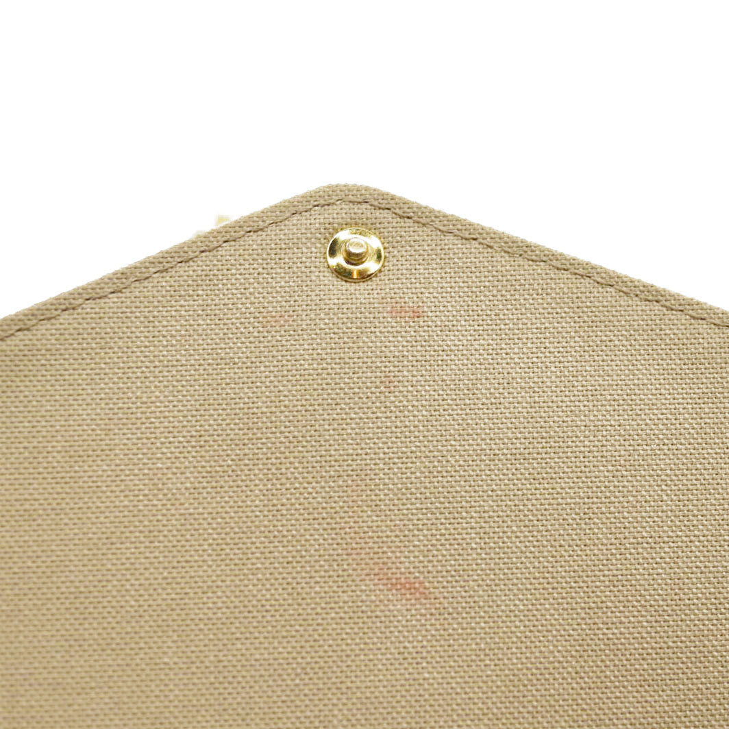 LOUIS VUITTON  Empreinte Monogram Giant Felicie Pochette Tourterelle Creme RFID