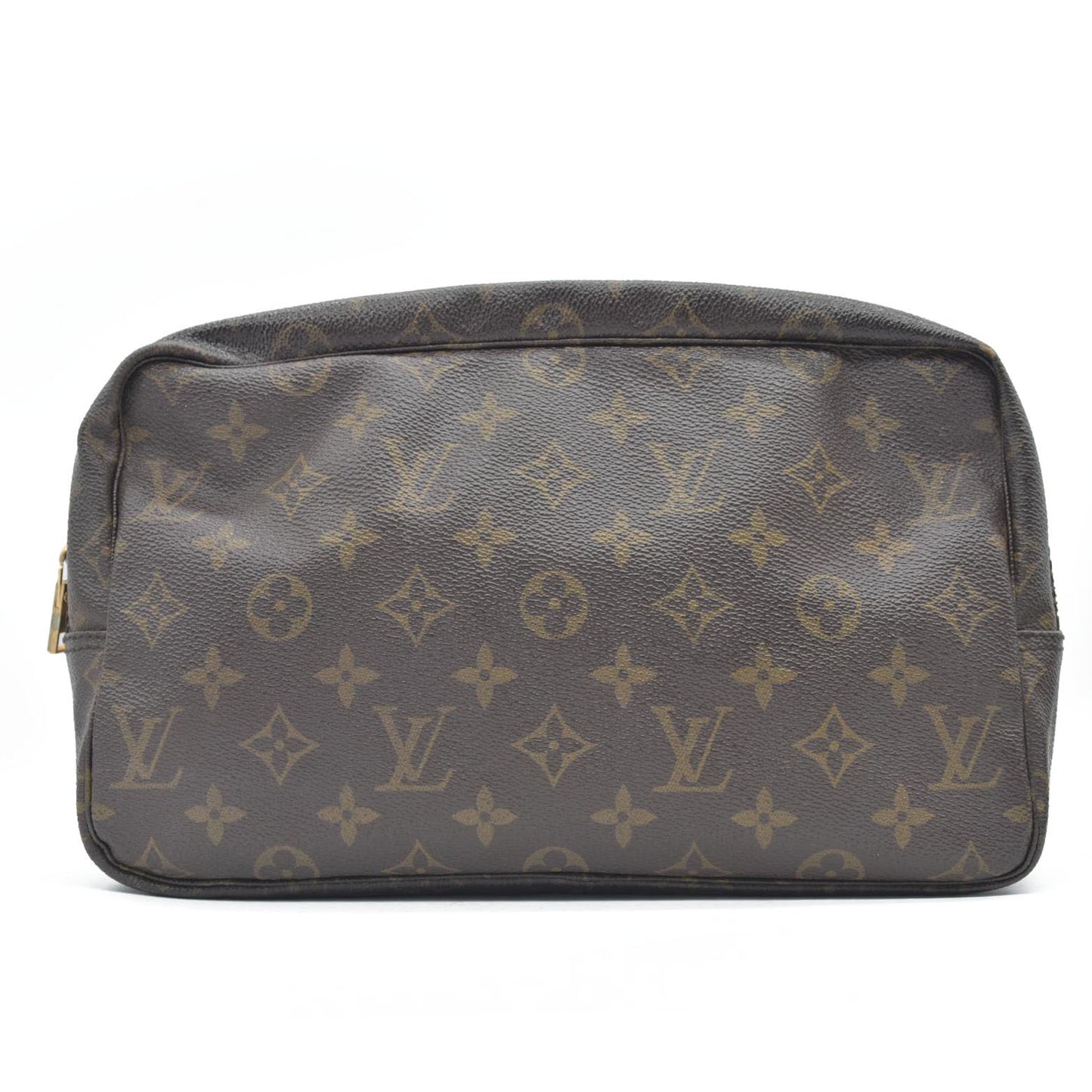 $600 Louis Vuitton Monogram Trousse Toilette 28 Clutch Pouch Bag
