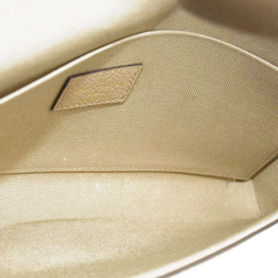 LOUIS VUITTON  Empreinte Monogram Giant Felicie Pochette Tourterelle Creme RFID