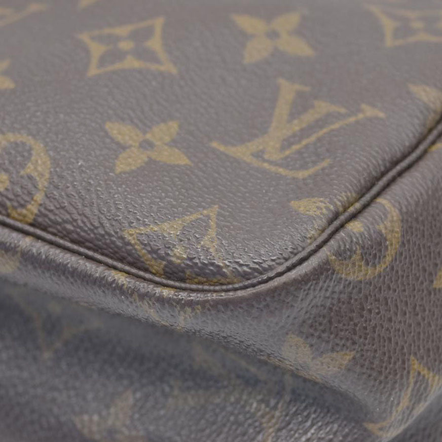$600 Louis Vuitton Monogram Trousse Toilette 28 Clutch Pouch Bag