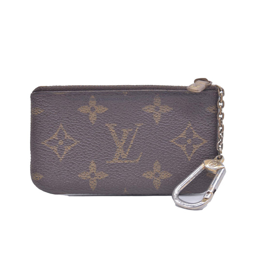 $355 2006 Louis Vuitton Monogram Pochette Cles Key Holder CA0026  CONSIGNMENT