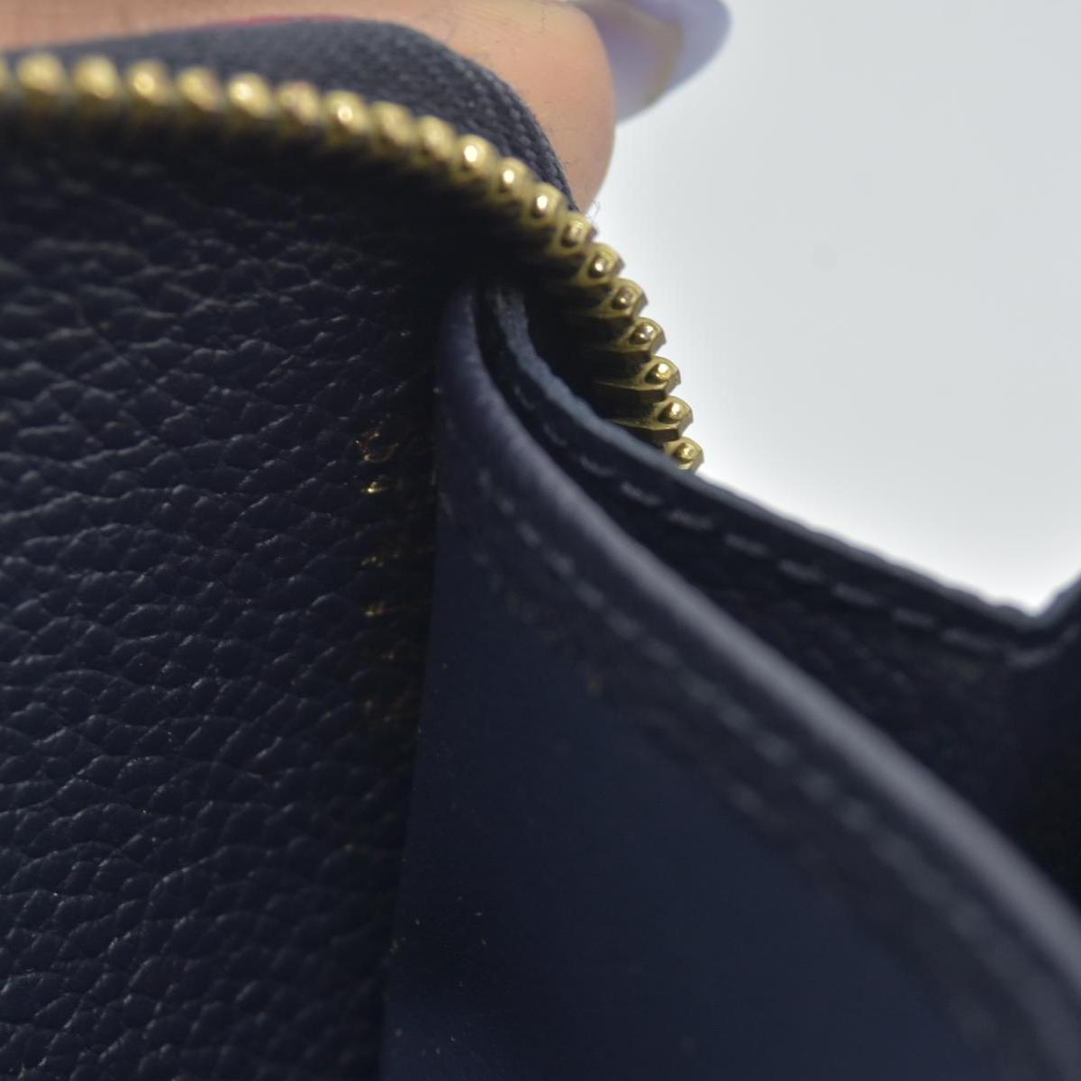 $1170 BROKEN 2019  Louis Vuitton Zippy Wallet Empreinte Marine Rouge SP4179 CONSIGNMENT