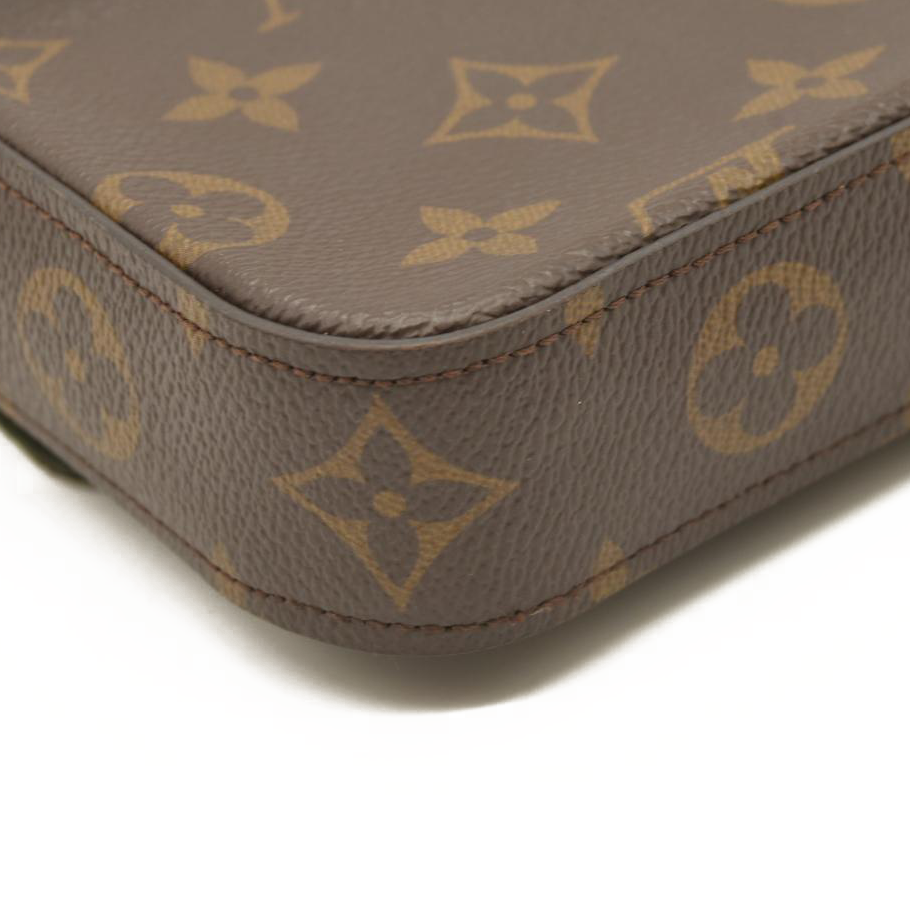 LOUIS VUITTON Monogram Felicie Strap & Go Kaki RFID