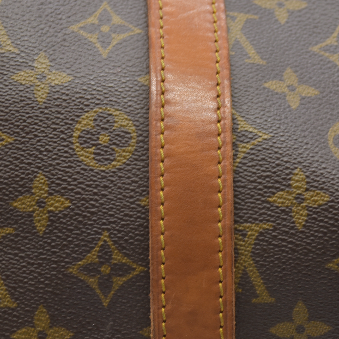 $2280 1989 Louis Vuitton LV Boston Bag Keepall 55 Brown Monogram FC892