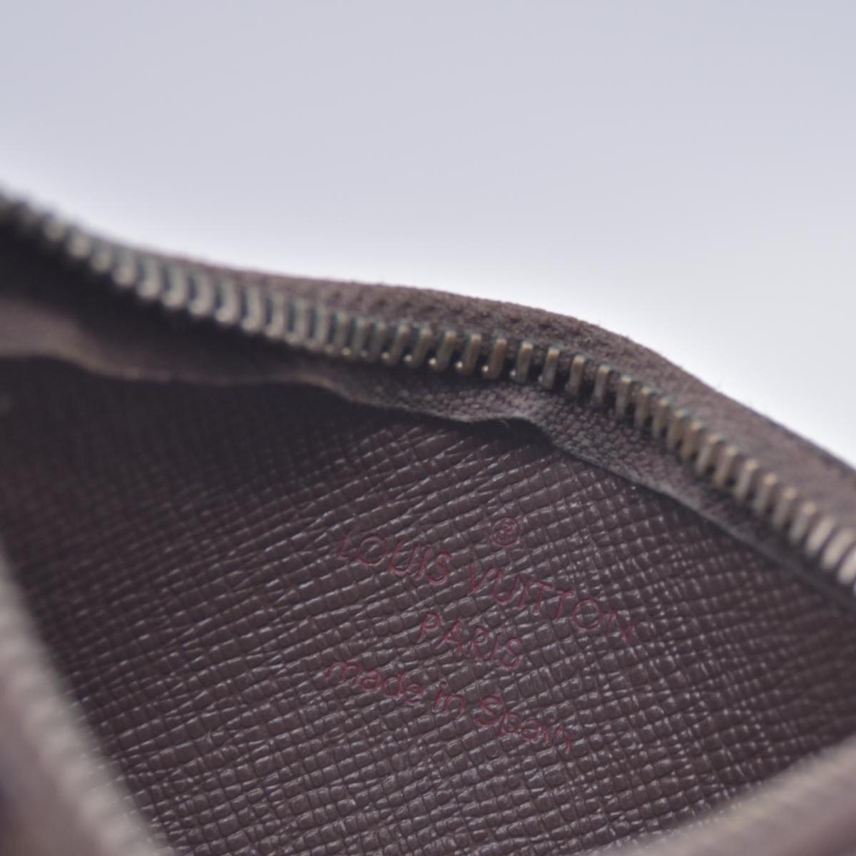 $355 2008 Louis Vuitton Damier Ebene Pochette Cles Key Holder CA0098 CONSIGNMENT