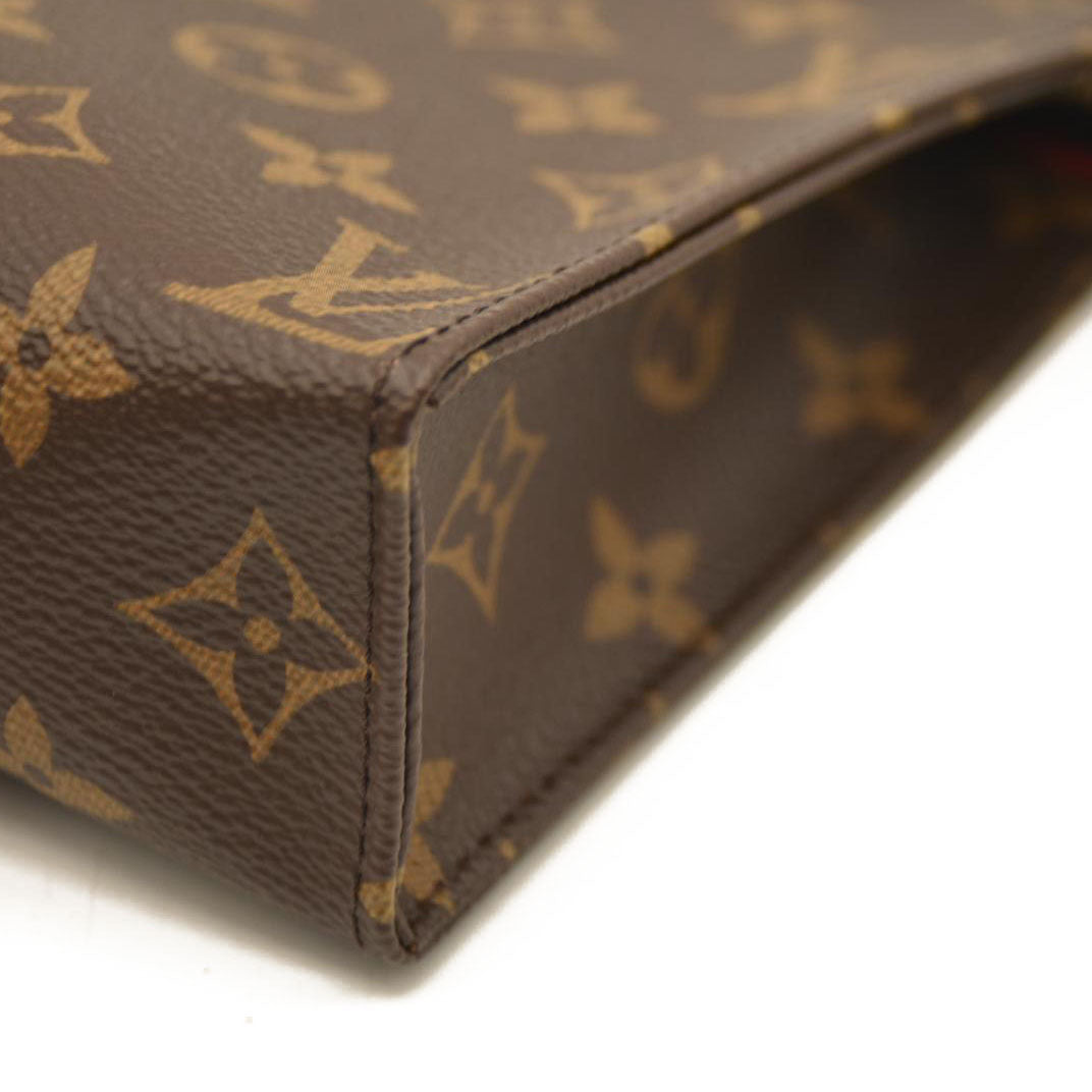 Louis Vuitton  Monogram Toiletry Pouch 19 Red