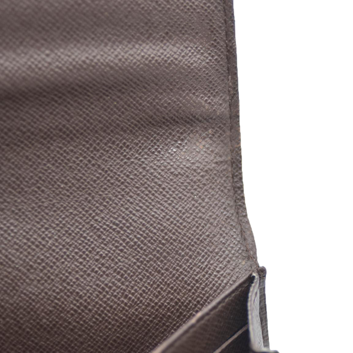 Louis Vuitton Damier Porte Feuille Sarah Long Bifold Wallet Brown CA1110