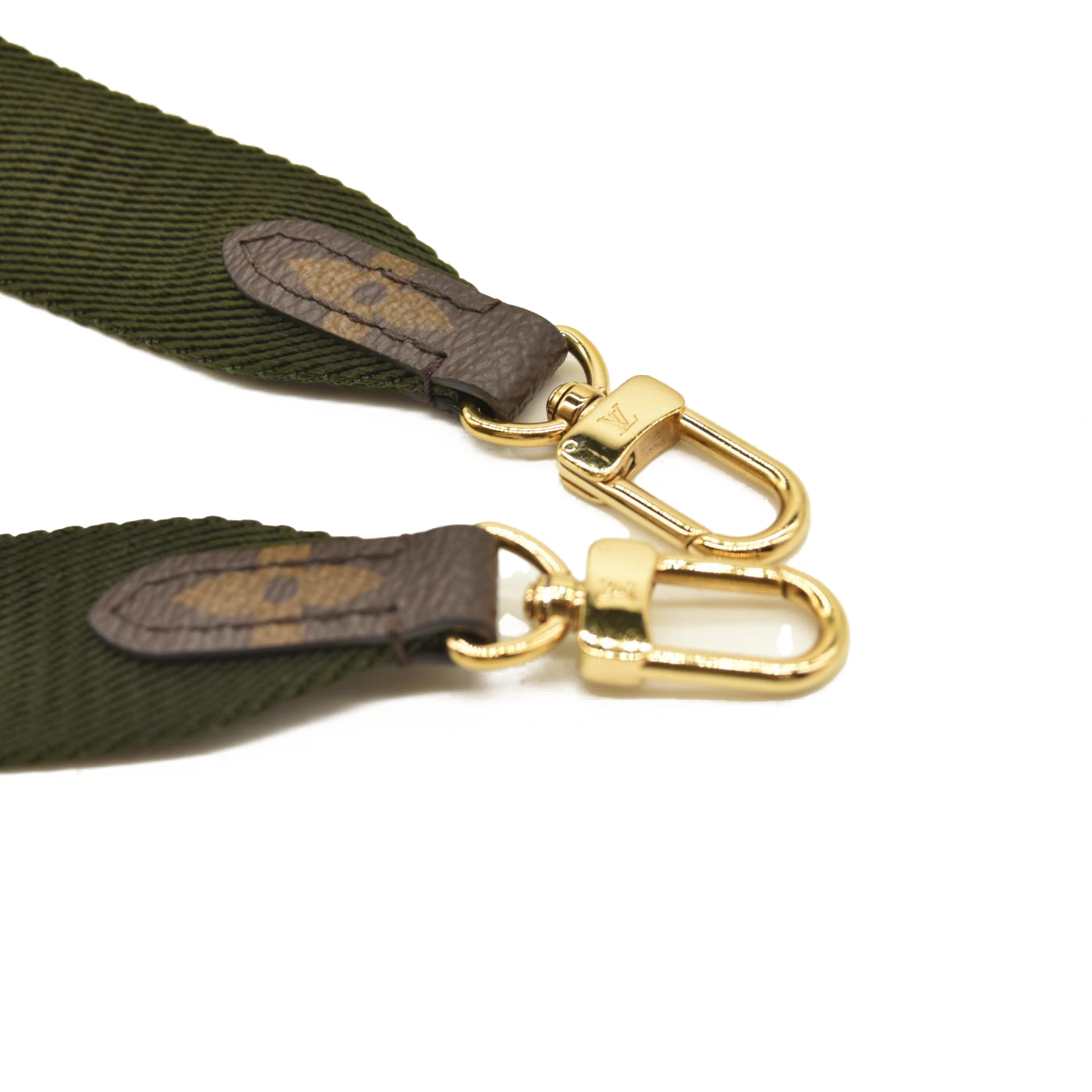 LOUIS VUITTON Monogram Felicie Strap & Go Kaki RFID