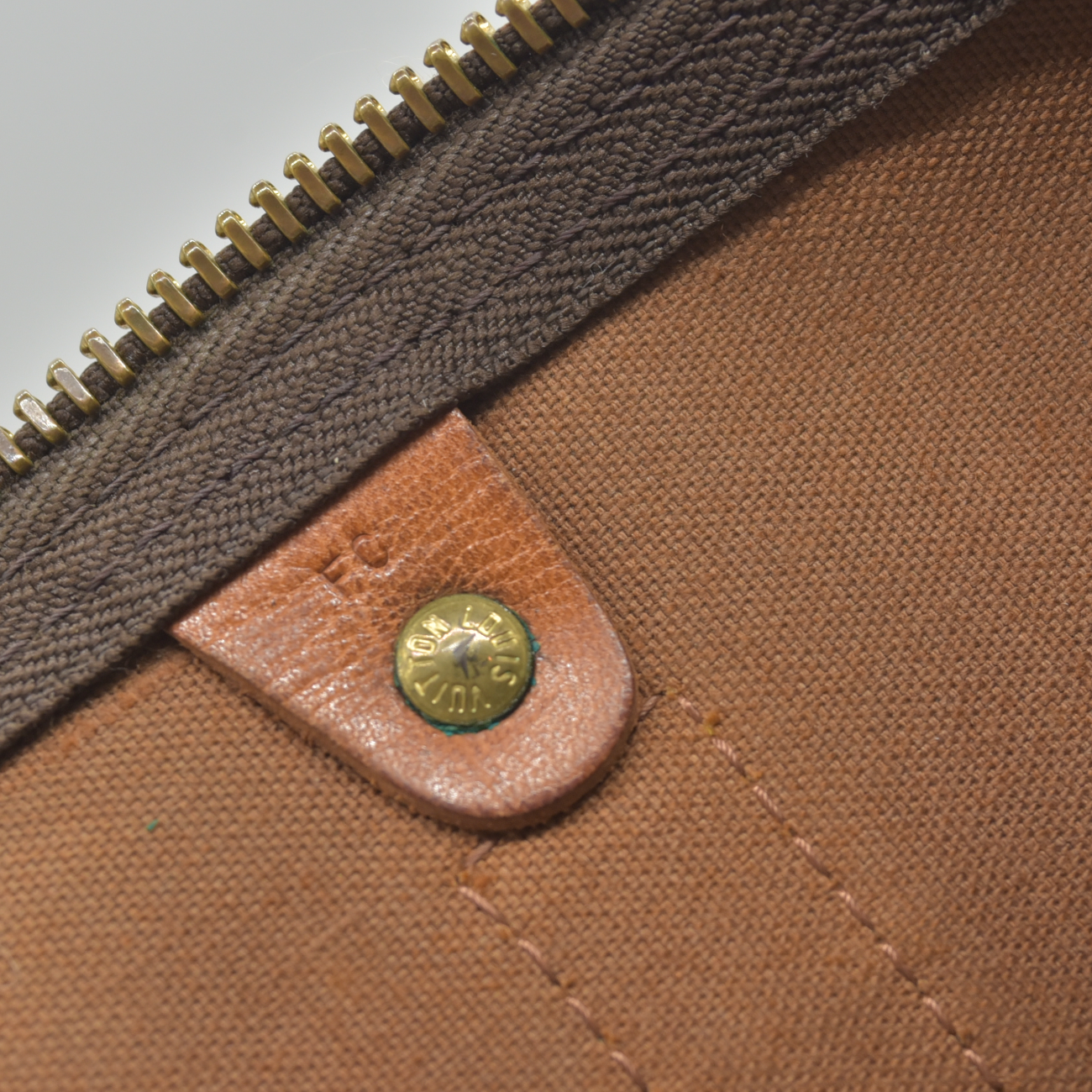$2280 1989 Louis Vuitton LV Boston Bag Keepall 55 Brown Monogram FC892